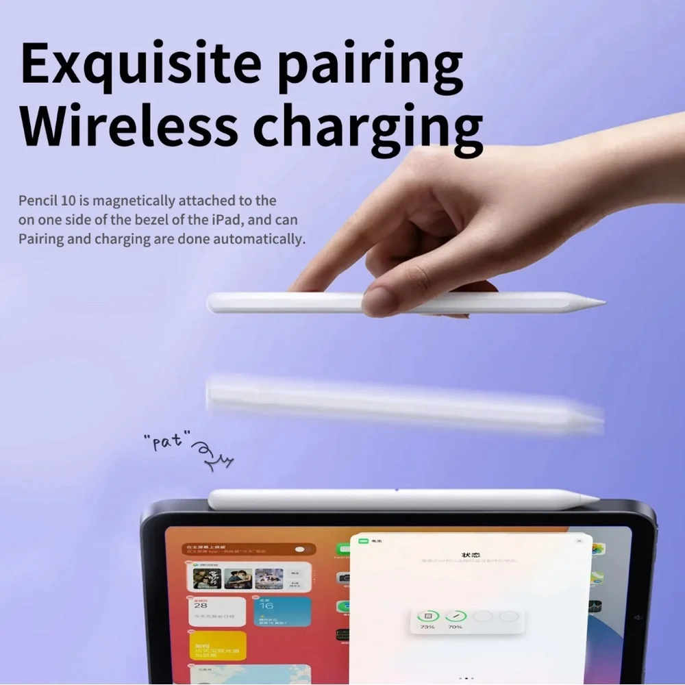 IPAD PENCIL WIRELESS CHARGING STYLUS PEN FOR IPAD PRO / AIR / MINI BLUETOOTH NEW